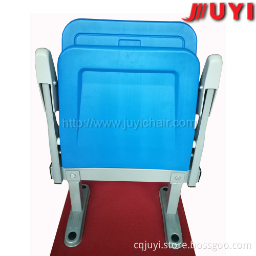 BLM-6200 factory price plastic folding chair matel leg plastic armrest football stadium seats football chair